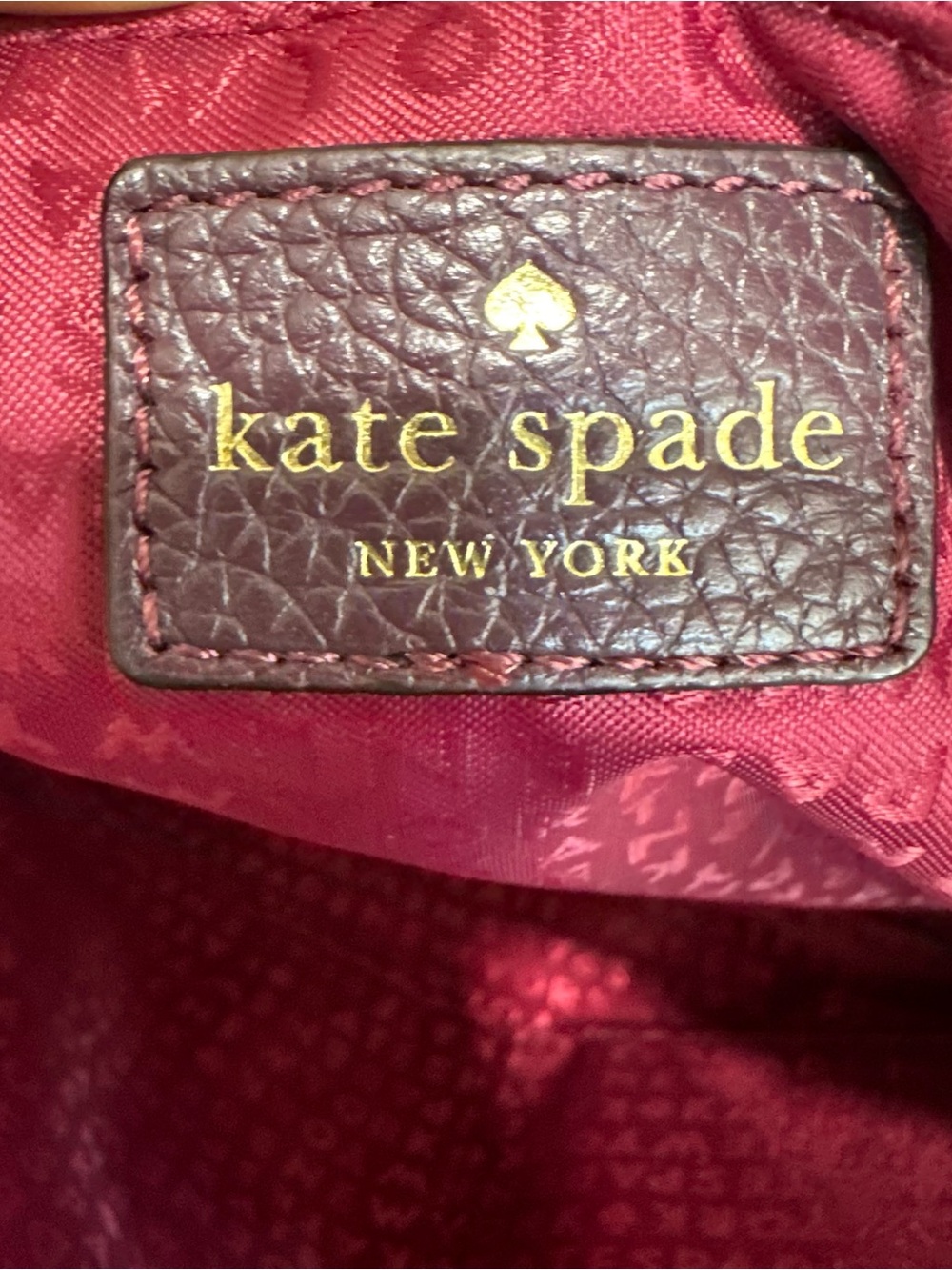 kate spade Plum Satchel Bag - Picture 9 of 10